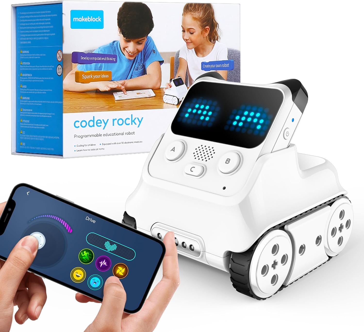 Makeblock Codey Rocky Robot Toy – Programmable & Interactive (Ages 6+)