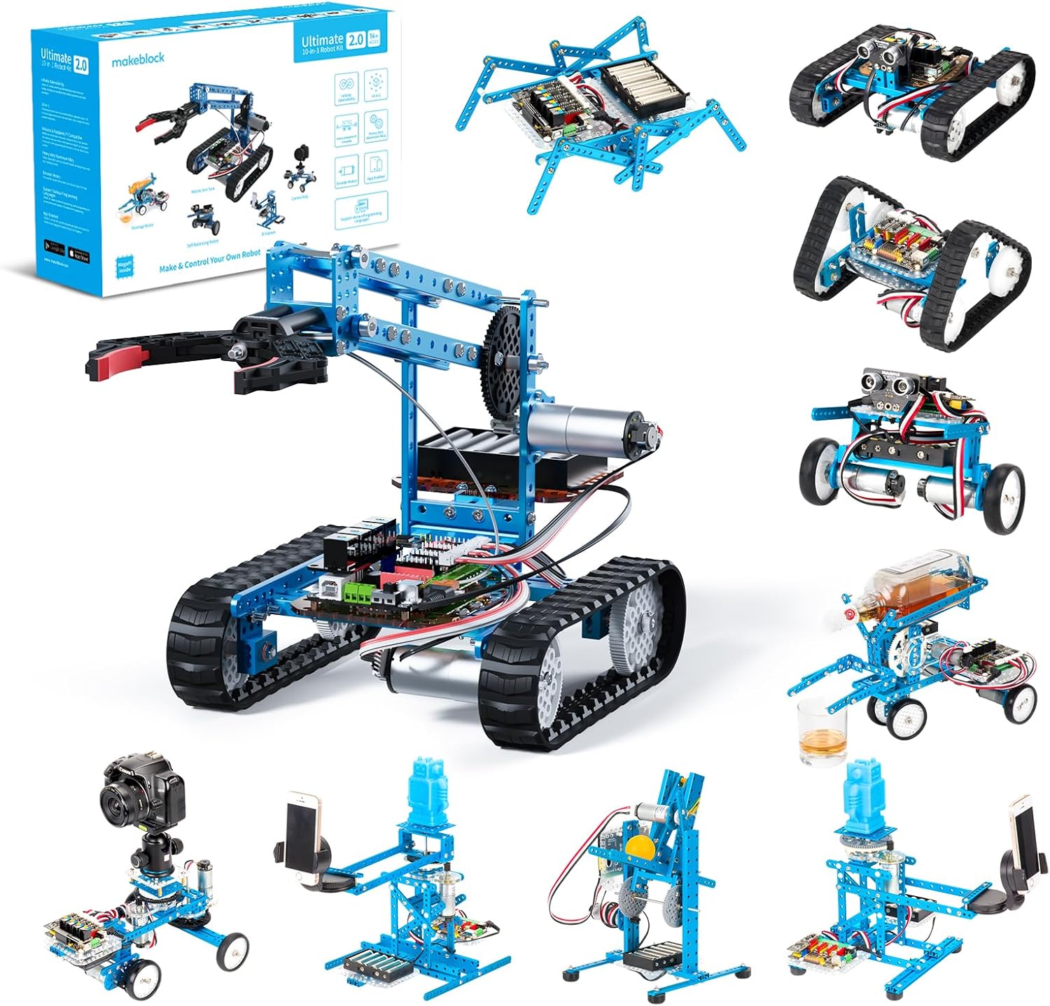Makeblock mBot Ultimate – 10-in-1 Robotics Kit (Teens & Adults)